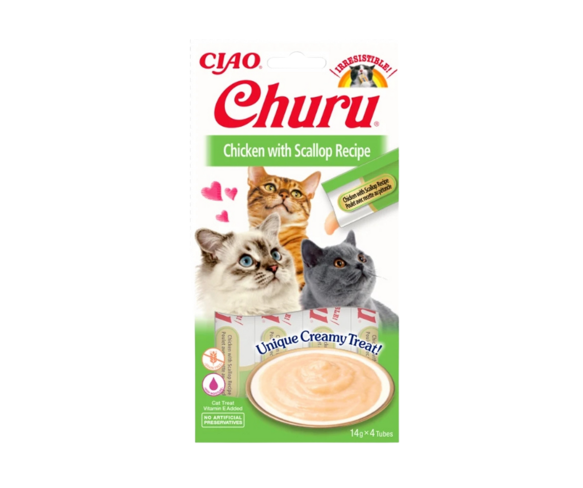 Inaba Churu KURCZAK Z PRZEGRZEBKAMI | kremowa pasta w tubce przysmak d ...